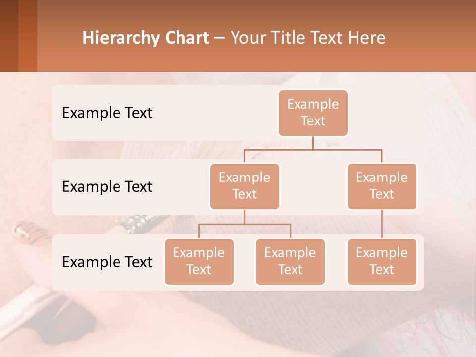 A Person With A Brush In Their Hand PowerPoint Template