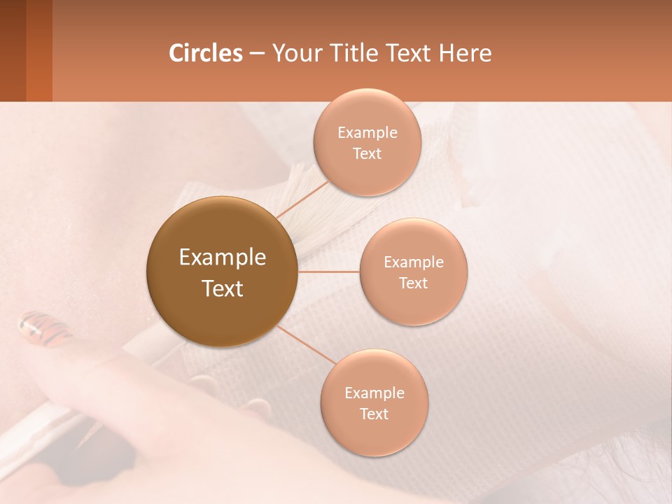 A Person With A Brush In Their Hand PowerPoint Template