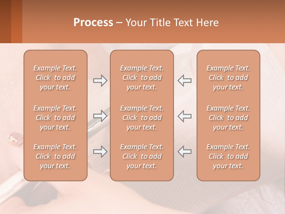 A Person With A Brush In Their Hand PowerPoint Template