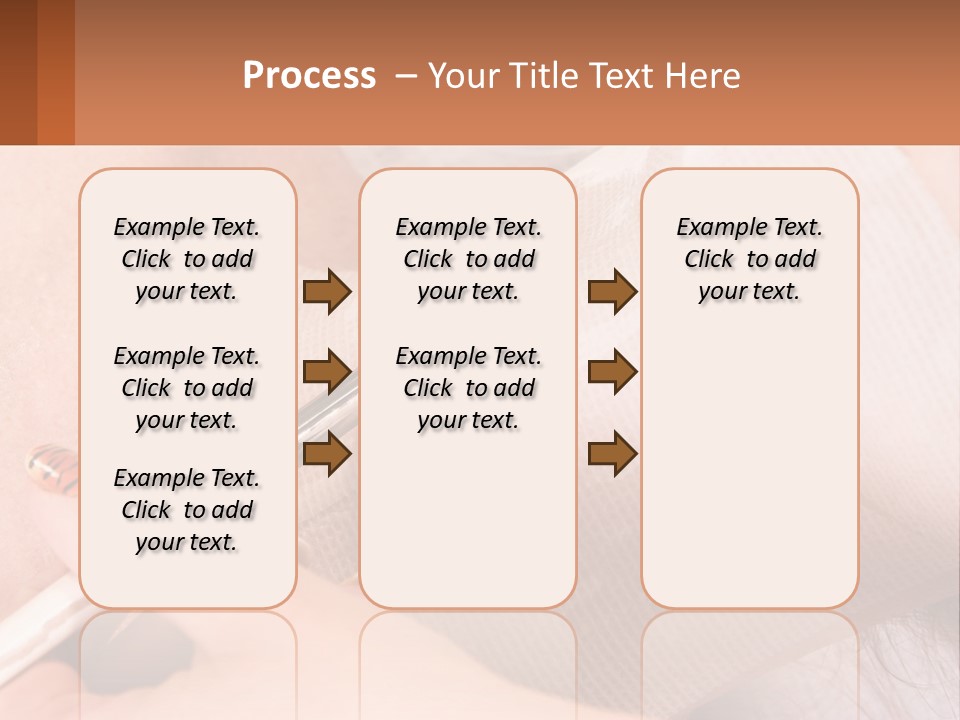 A Person With A Brush In Their Hand PowerPoint Template