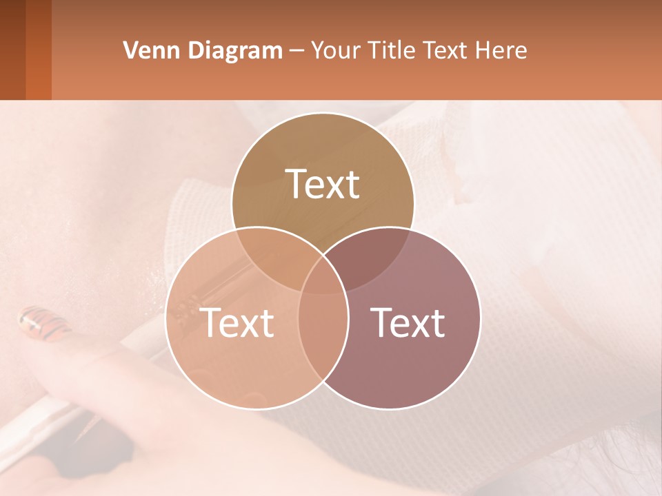 A Person With A Brush In Their Hand PowerPoint Template