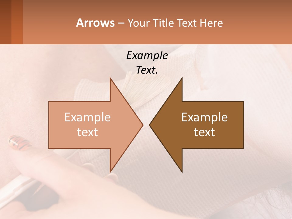 A Person With A Brush In Their Hand PowerPoint Template