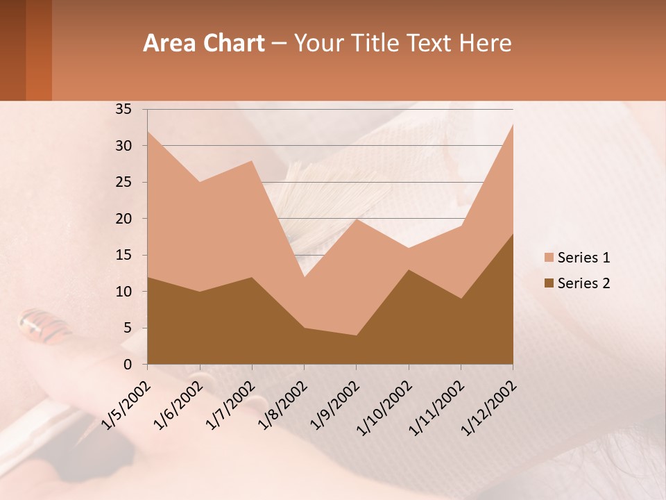 A Person With A Brush In Their Hand PowerPoint Template