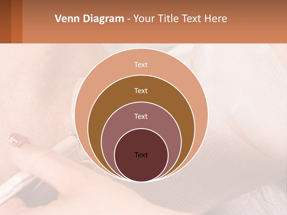 A Person With A Brush In Their Hand PowerPoint Template