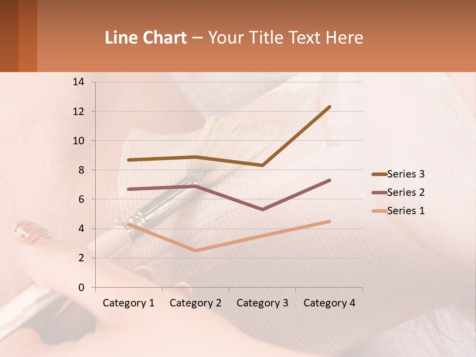 A Person With A Brush In Their Hand PowerPoint Template
