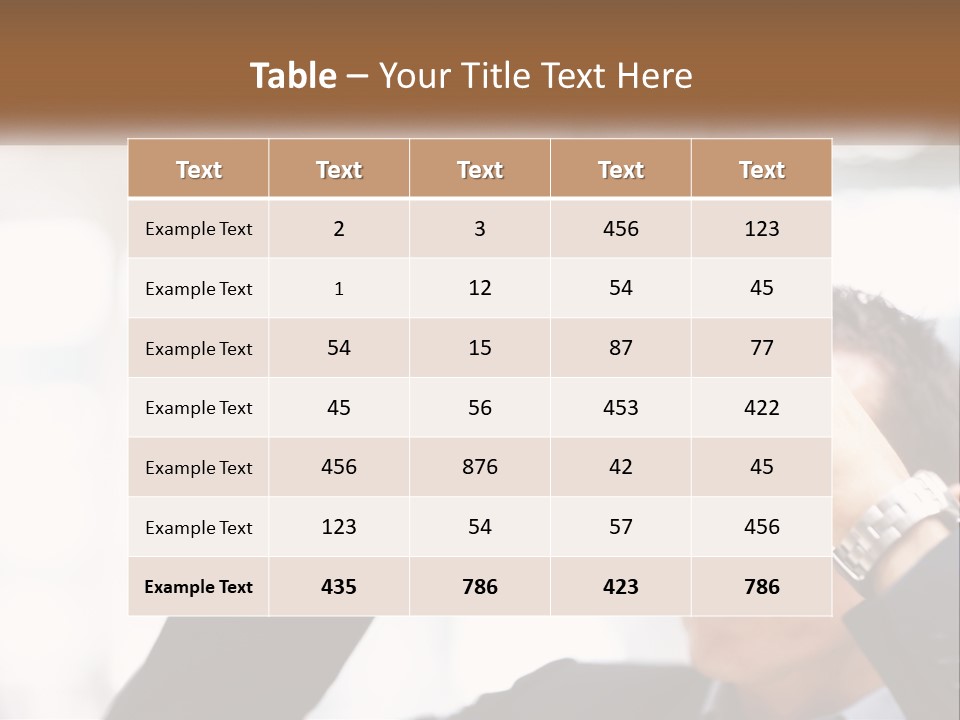 A Man Looking Through A Pair Of Binoculars PowerPoint Template