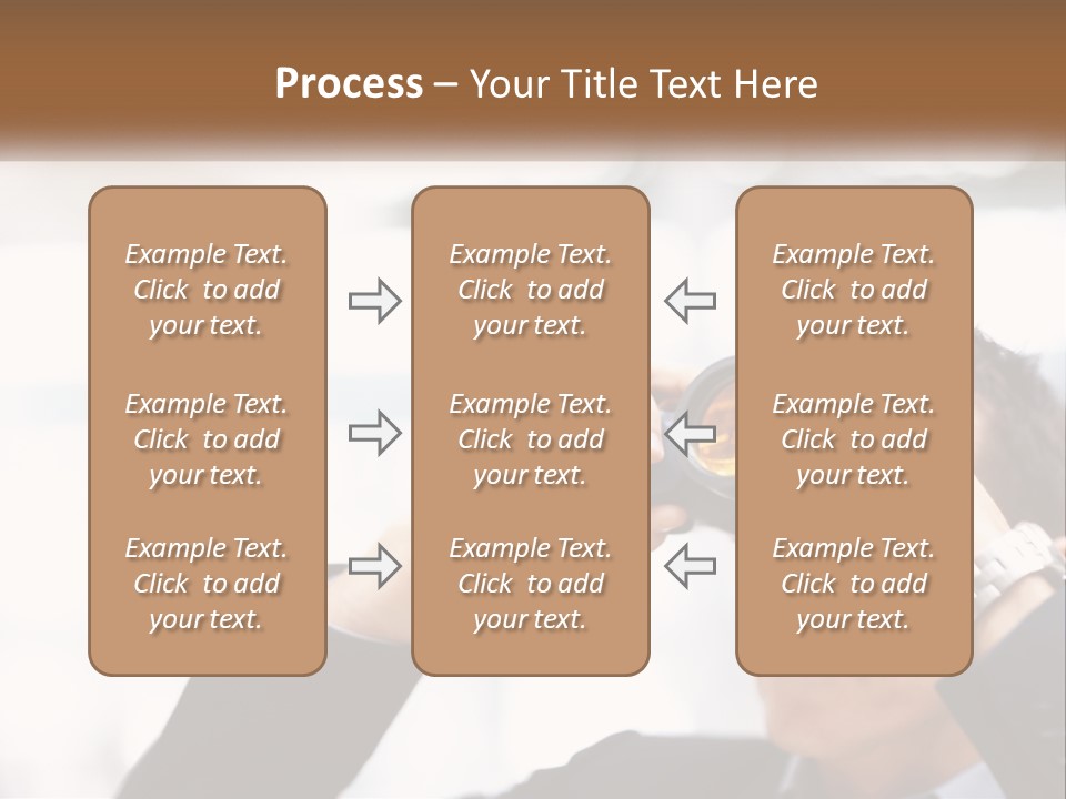 A Man Looking Through A Pair Of Binoculars PowerPoint Template
