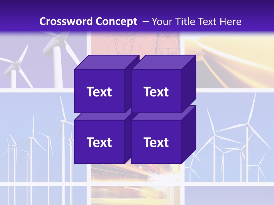 A Bunch Of Windmills Are Shown In This Presentation PowerPoint Template