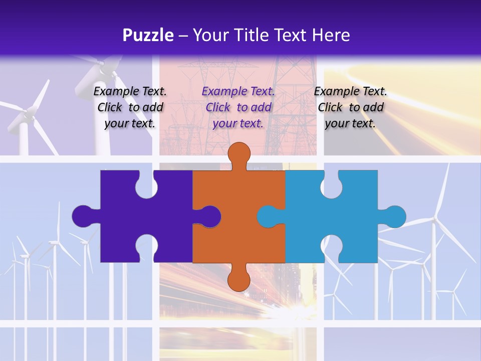 A Bunch Of Windmills Are Shown In This Presentation PowerPoint Template