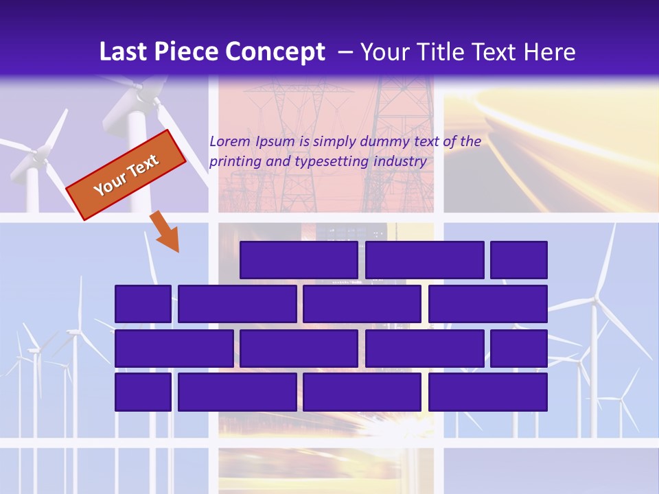 A Bunch Of Windmills Are Shown In This Presentation PowerPoint Template