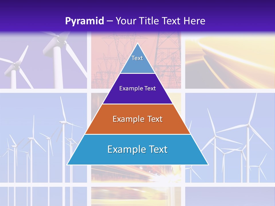 A Bunch Of Windmills Are Shown In This Presentation PowerPoint Template