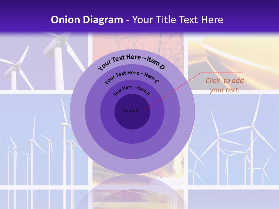 A Bunch Of Windmills Are Shown In This Presentation PowerPoint Template