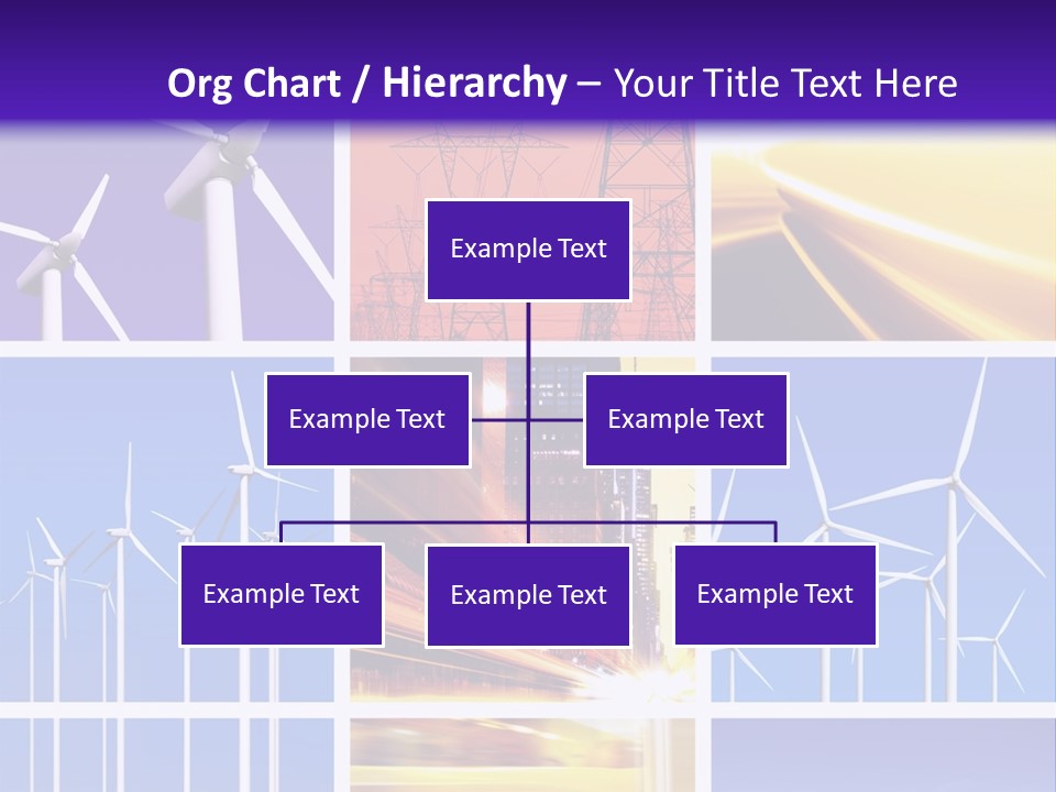 A Bunch Of Windmills Are Shown In This Presentation PowerPoint Template