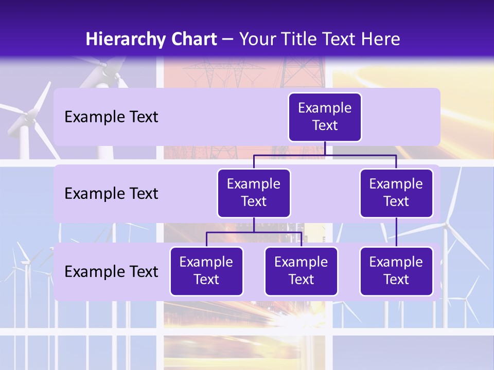 A Bunch Of Windmills Are Shown In This Presentation PowerPoint Template