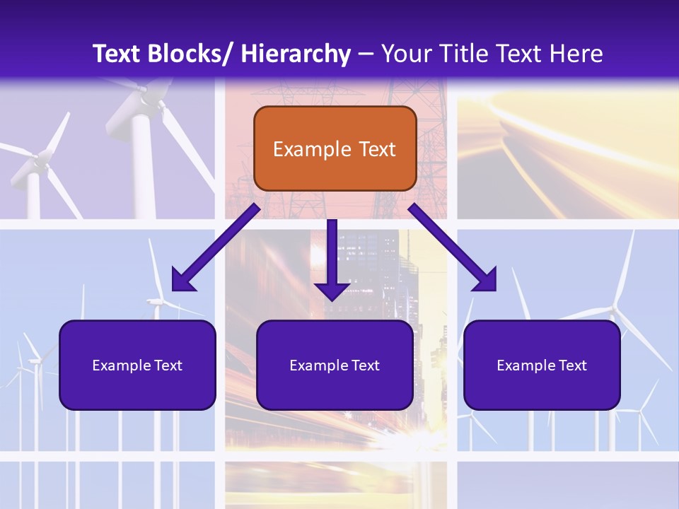 A Bunch Of Windmills Are Shown In This Presentation PowerPoint Template