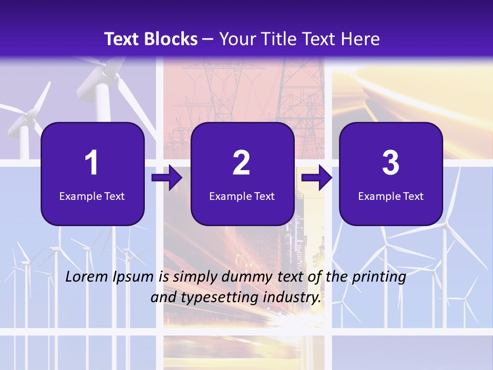 A Bunch Of Windmills Are Shown In This Presentation PowerPoint Template