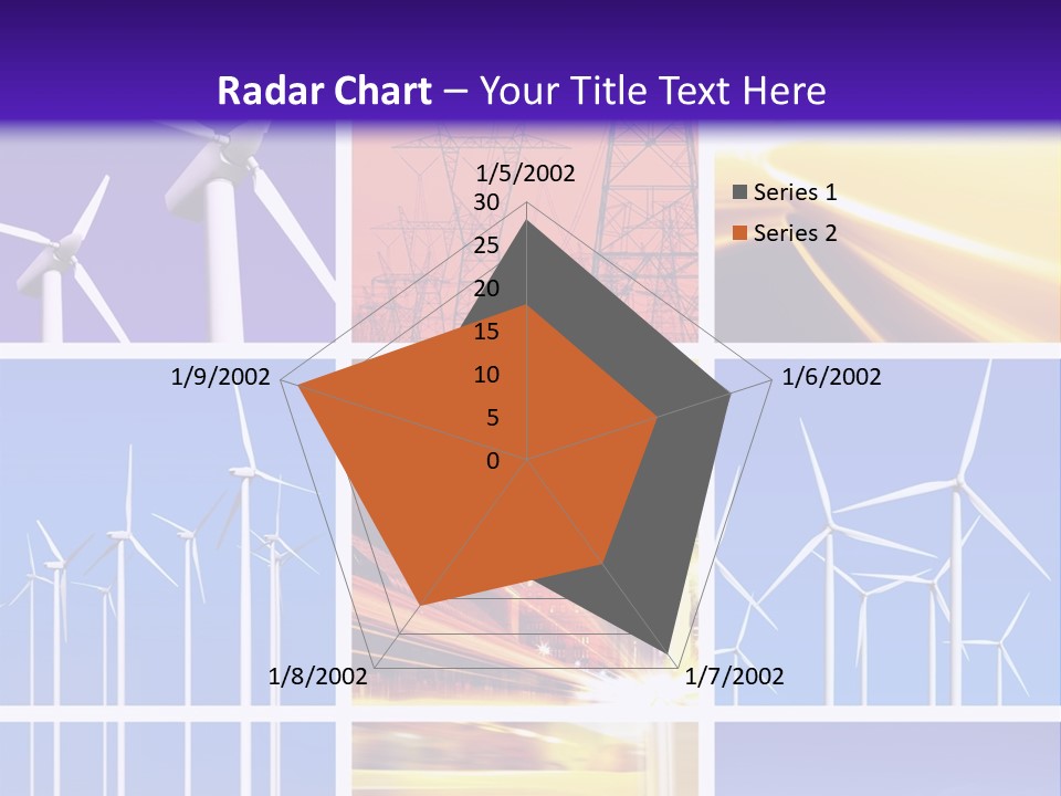 A Bunch Of Windmills Are Shown In This Presentation PowerPoint Template