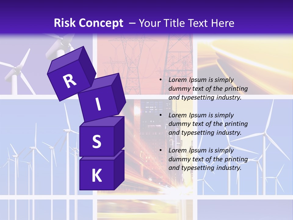 A Bunch Of Windmills Are Shown In This Presentation PowerPoint Template