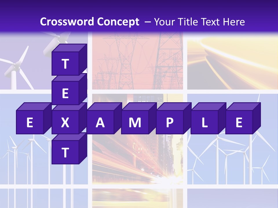 A Bunch Of Windmills Are Shown In This Presentation PowerPoint Template