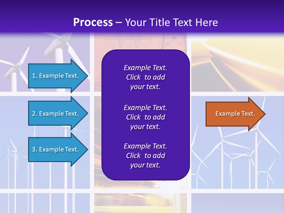 A Bunch Of Windmills Are Shown In This Presentation PowerPoint Template