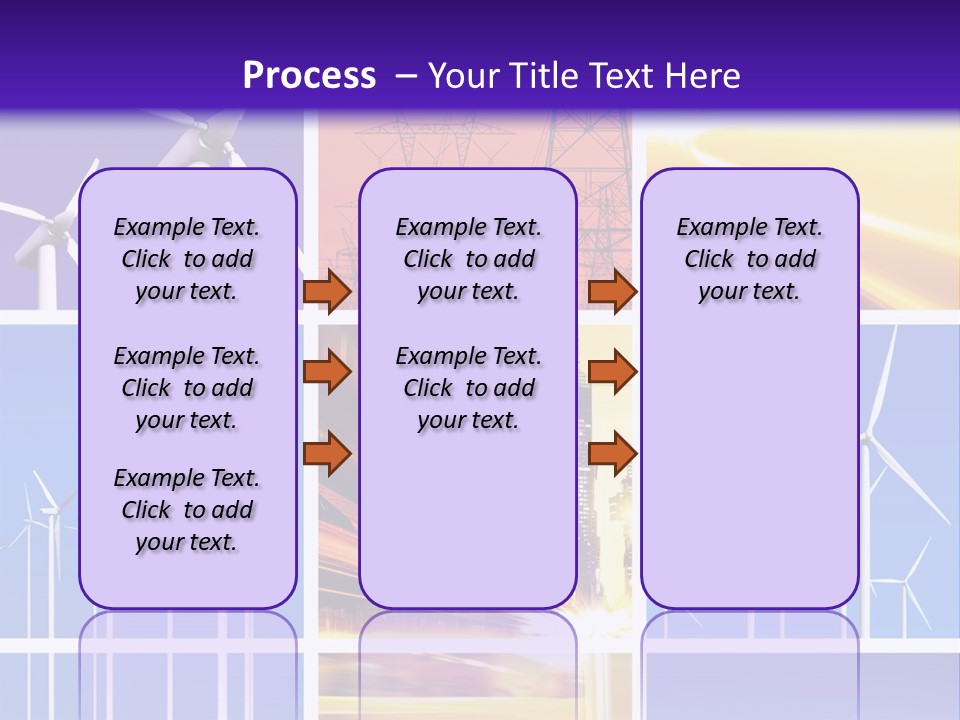 A Bunch Of Windmills Are Shown In This Presentation PowerPoint Template