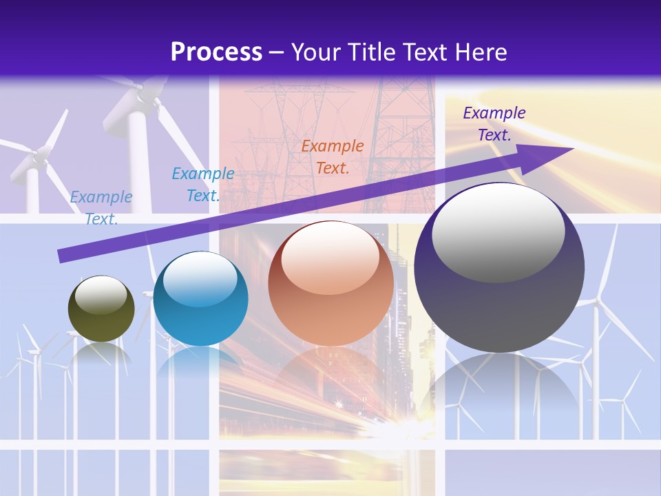 A Bunch Of Windmills Are Shown In This Presentation PowerPoint Template