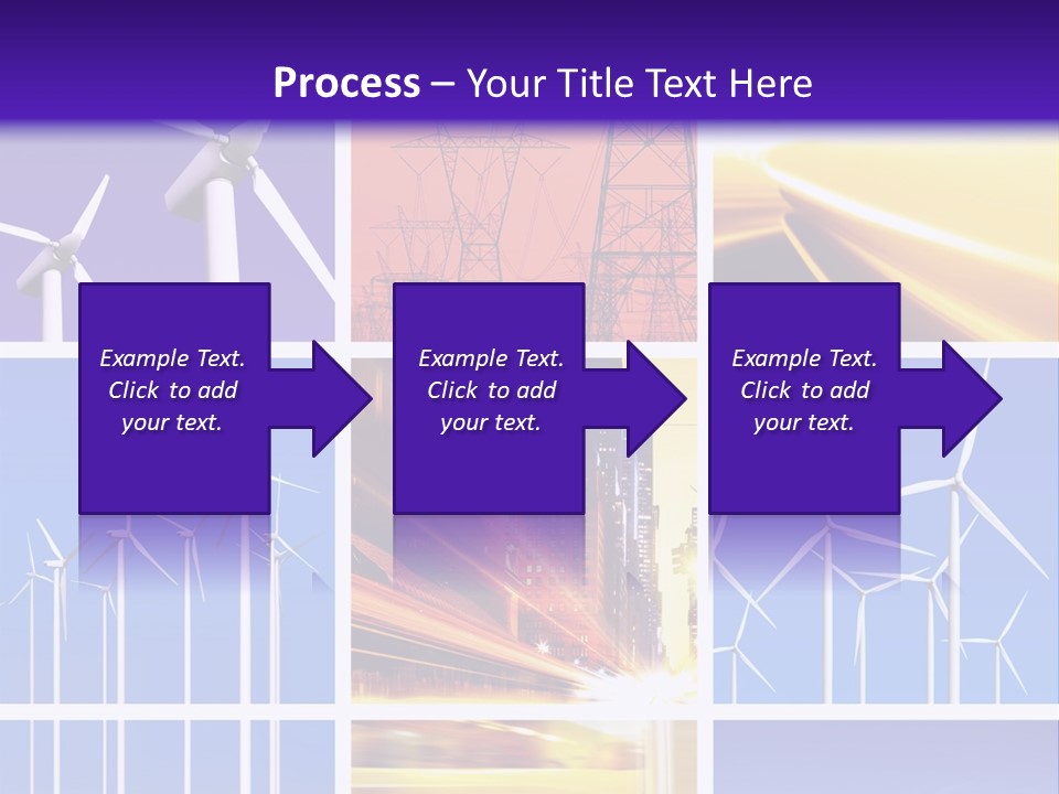 A Bunch Of Windmills Are Shown In This Presentation PowerPoint Template