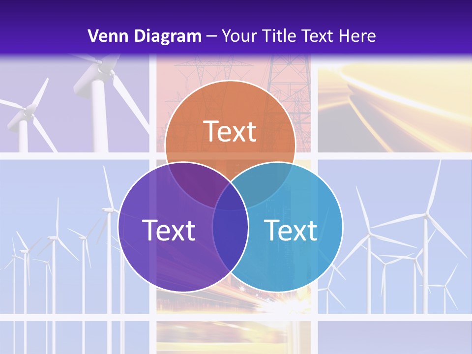 A Bunch Of Windmills Are Shown In This Presentation PowerPoint Template