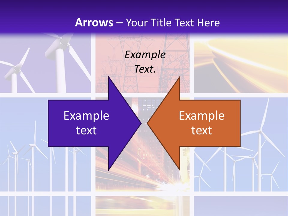A Bunch Of Windmills Are Shown In This Presentation PowerPoint Template