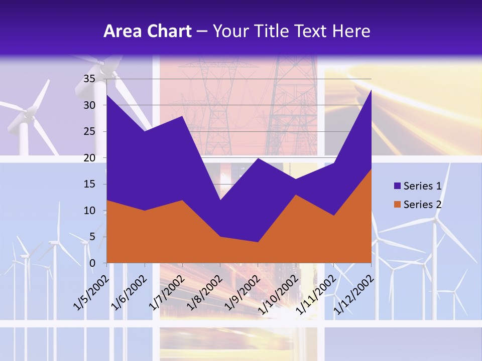 A Bunch Of Windmills Are Shown In This Presentation PowerPoint Template
