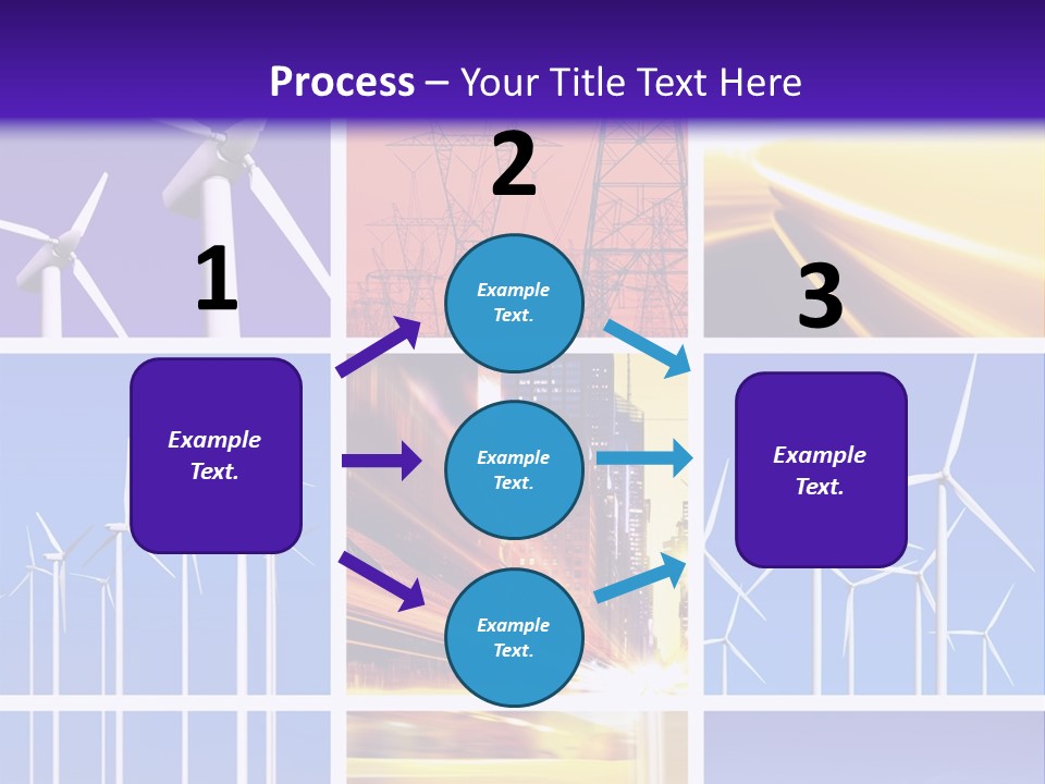 A Bunch Of Windmills Are Shown In This Presentation PowerPoint Template