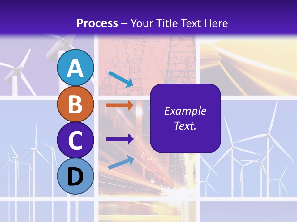 A Bunch Of Windmills Are Shown In This Presentation PowerPoint Template