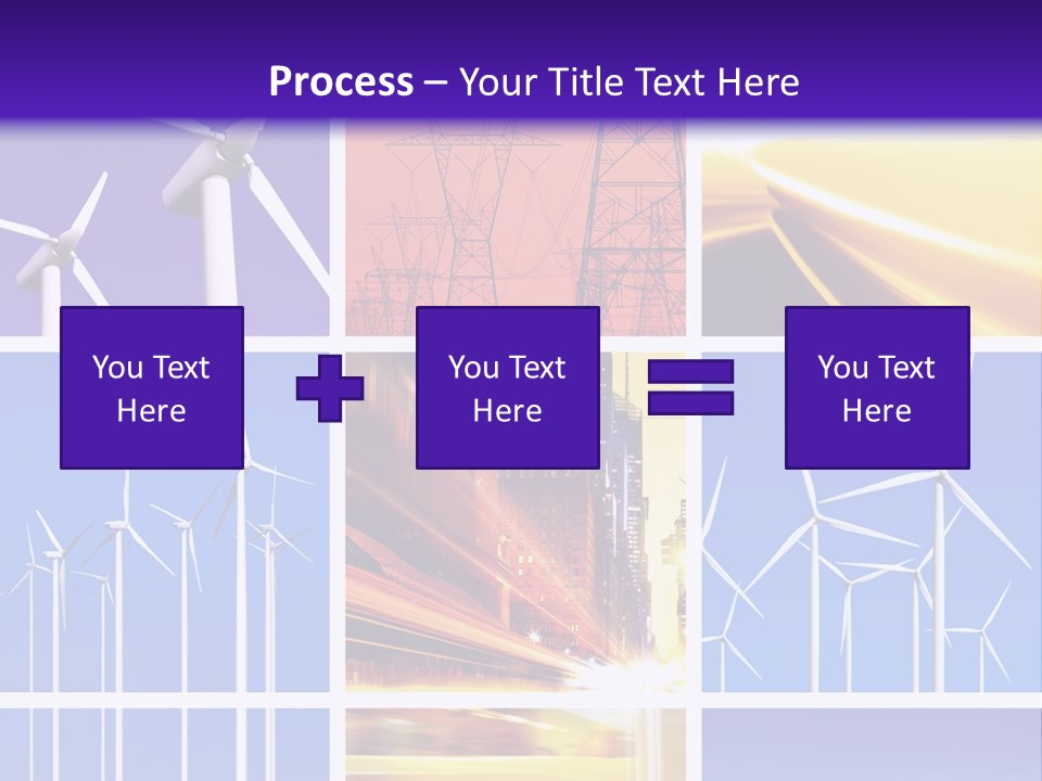 A Bunch Of Windmills Are Shown In This Presentation PowerPoint Template