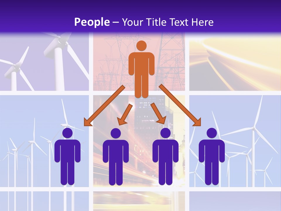 A Bunch Of Windmills Are Shown In This Presentation PowerPoint Template