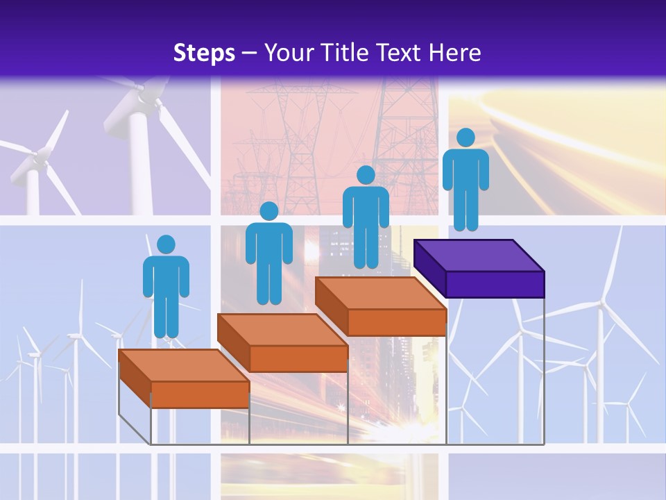 A Bunch Of Windmills Are Shown In This Presentation PowerPoint Template