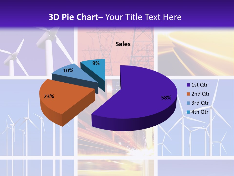 A Bunch Of Windmills Are Shown In This Presentation PowerPoint Template