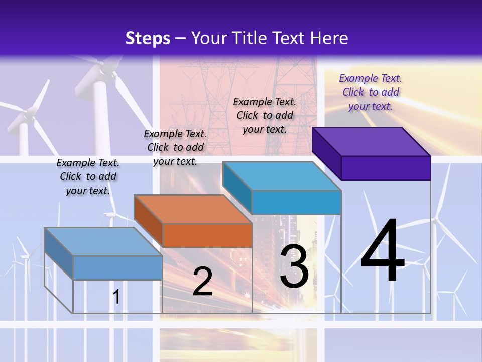 A Bunch Of Windmills Are Shown In This Presentation PowerPoint Template