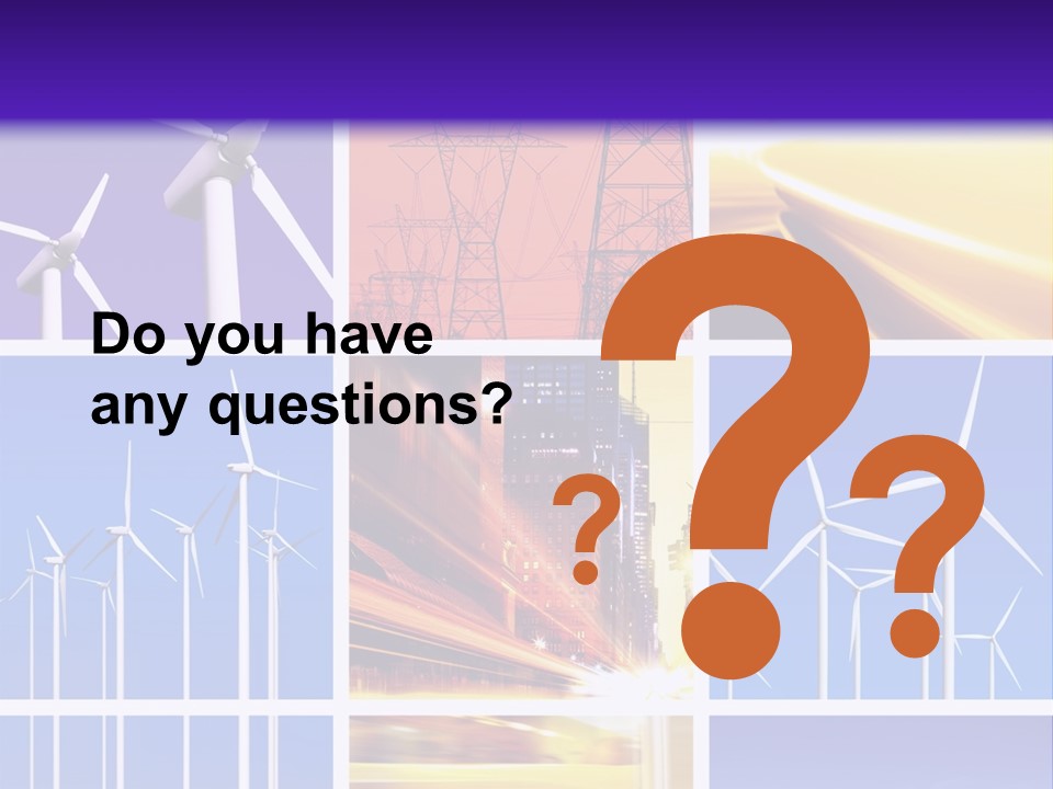 A Bunch Of Windmills Are Shown In This Presentation PowerPoint Template