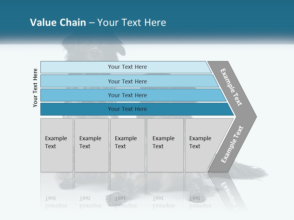 Two Dogs Sitting Next To Each Other On A White Background PowerPoint Template