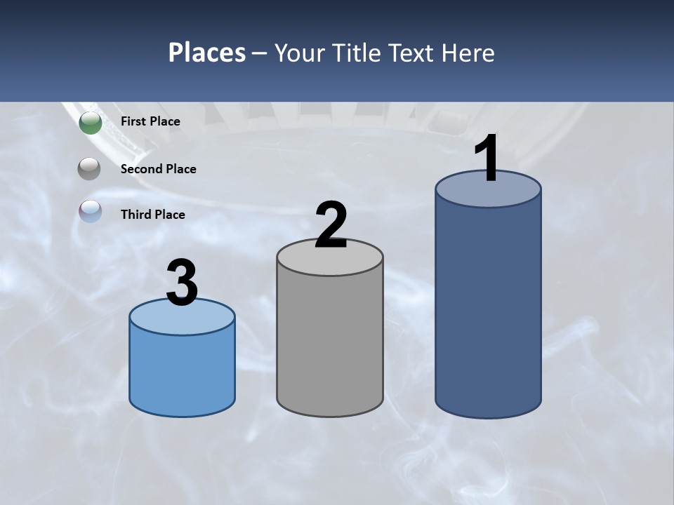 Smoke Coming Out Of A Frying Pan On Top Of A Stove PowerPoint Template