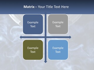 Smoke Coming Out Of A Frying Pan On Top Of A Stove PowerPoint Template