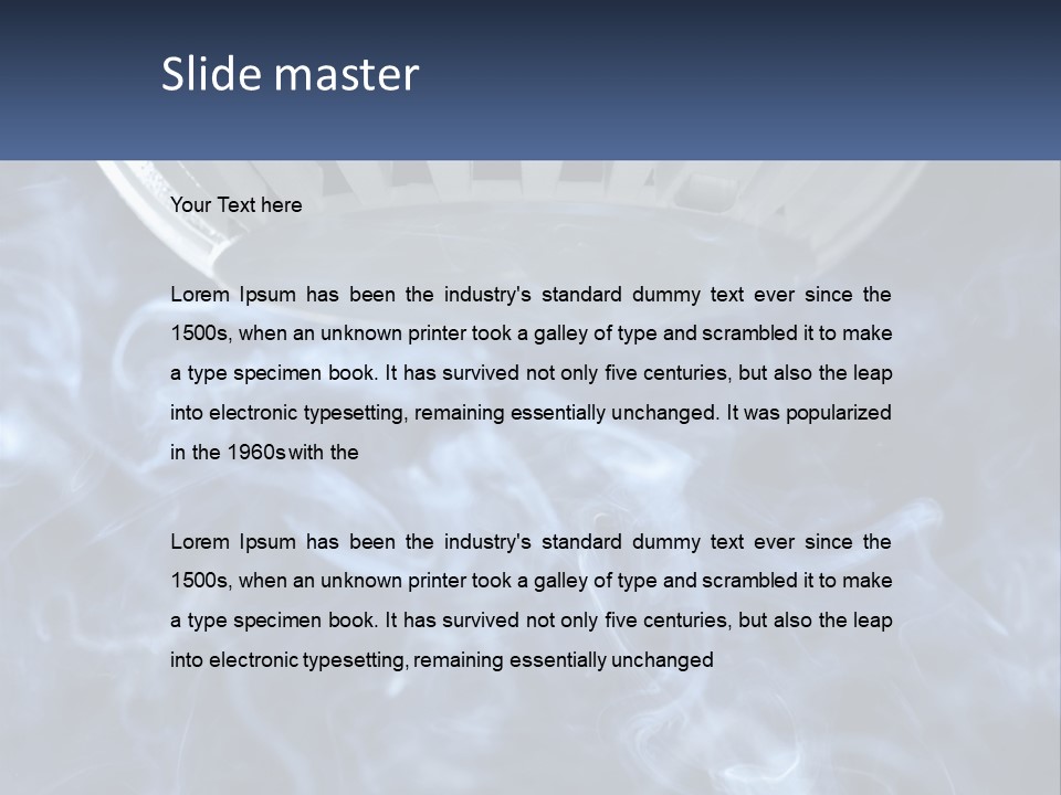 Smoke Coming Out Of A Frying Pan On Top Of A Stove PowerPoint Template