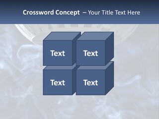 Smoke Coming Out Of A Frying Pan On Top Of A Stove PowerPoint Template