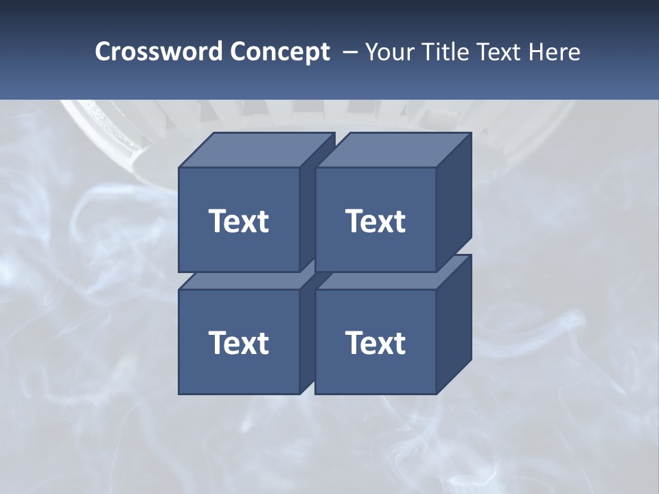 Smoke Coming Out Of A Frying Pan On Top Of A Stove PowerPoint Template