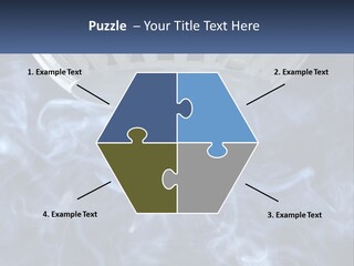 Smoke Coming Out Of A Frying Pan On Top Of A Stove PowerPoint Template