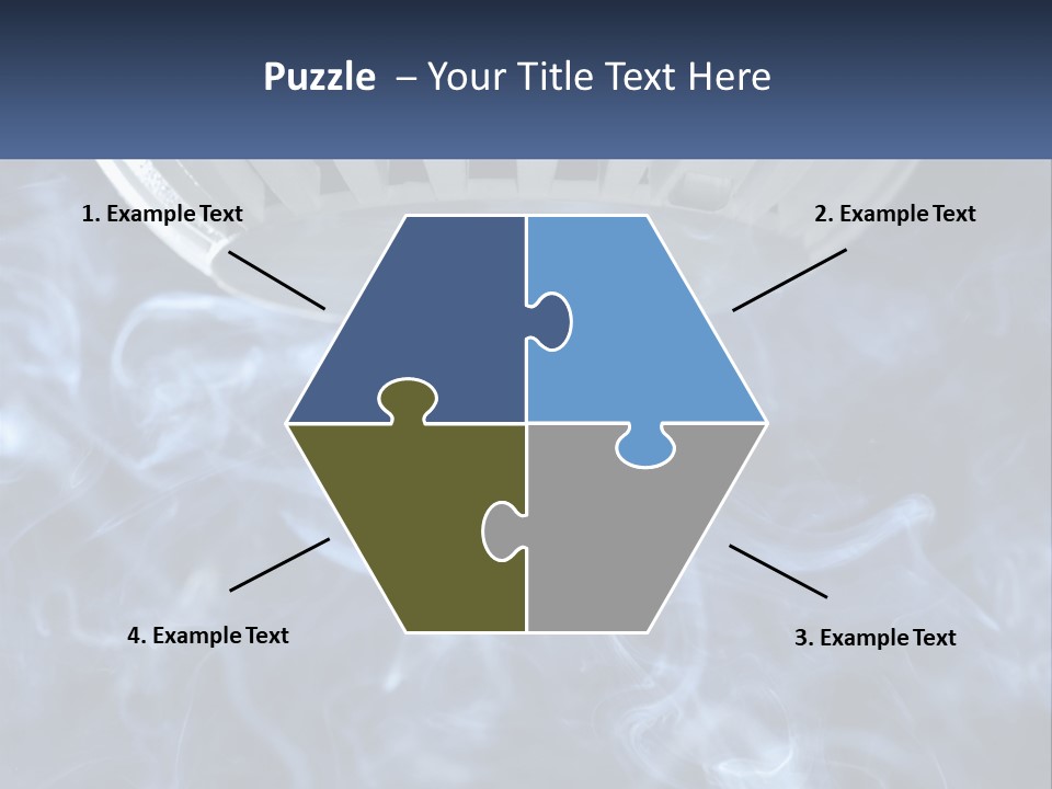 Smoke Coming Out Of A Frying Pan On Top Of A Stove PowerPoint Template