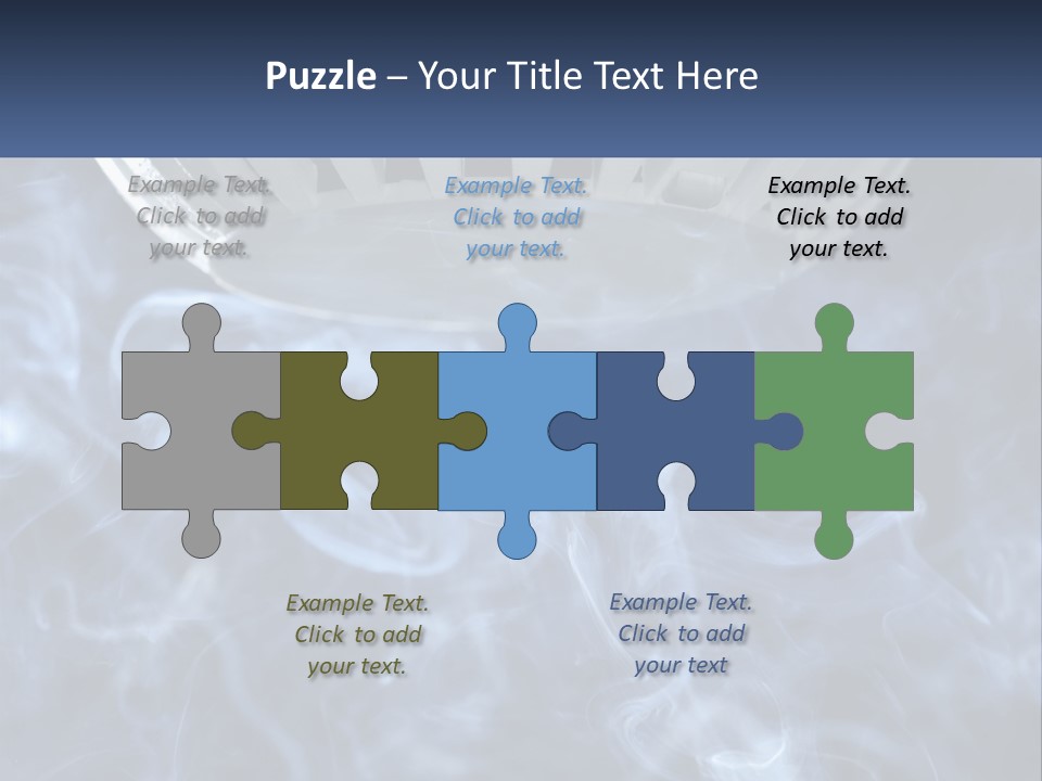 Smoke Coming Out Of A Frying Pan On Top Of A Stove PowerPoint Template