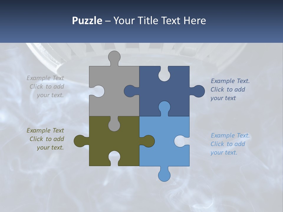 Smoke Coming Out Of A Frying Pan On Top Of A Stove PowerPoint Template