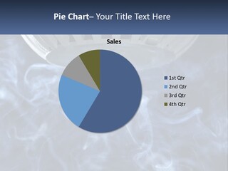 Smoke Coming Out Of A Frying Pan On Top Of A Stove PowerPoint Template