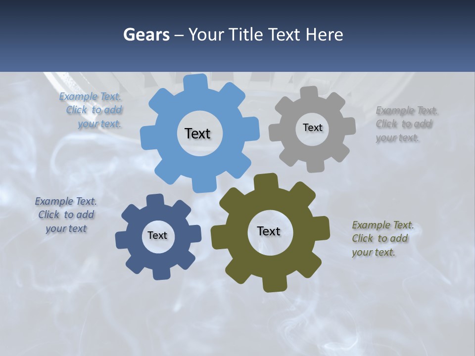 Smoke Coming Out Of A Frying Pan On Top Of A Stove PowerPoint Template